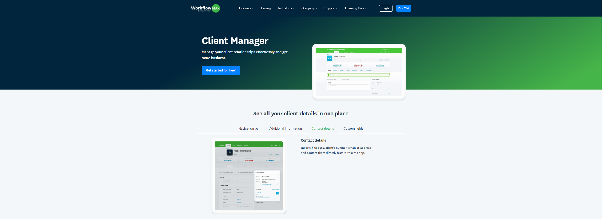 customer management software user login