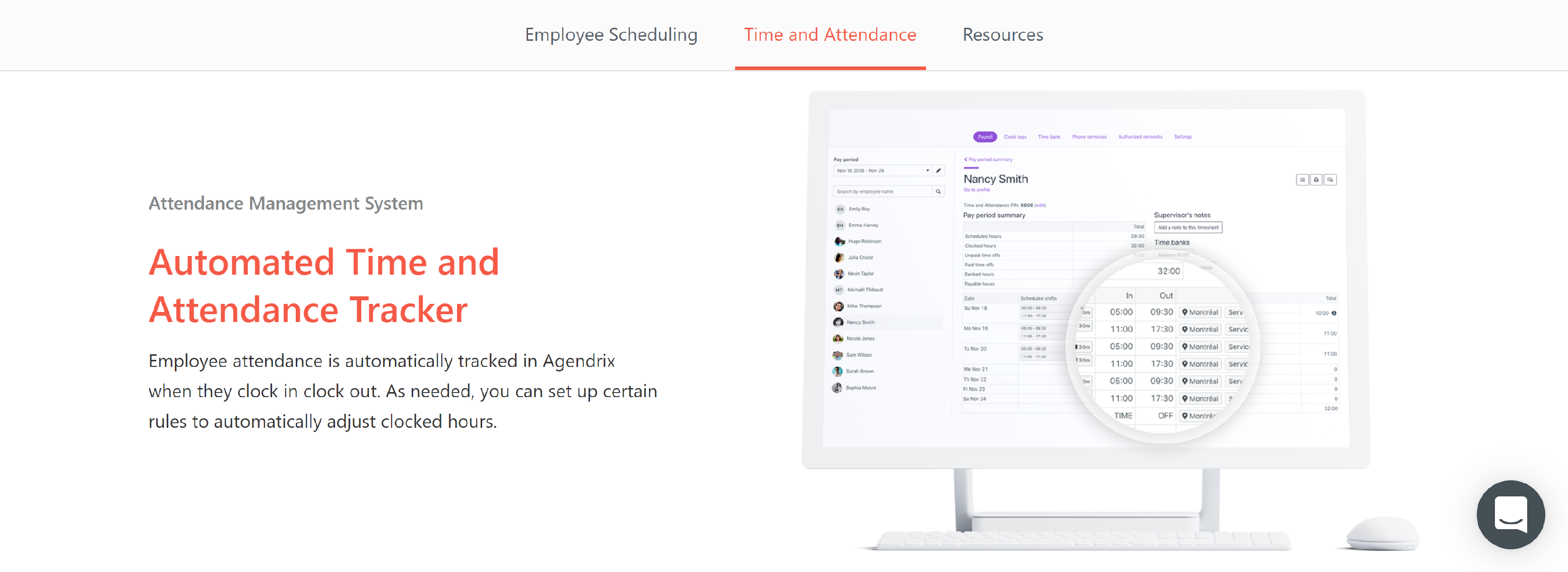 employee time attendance software