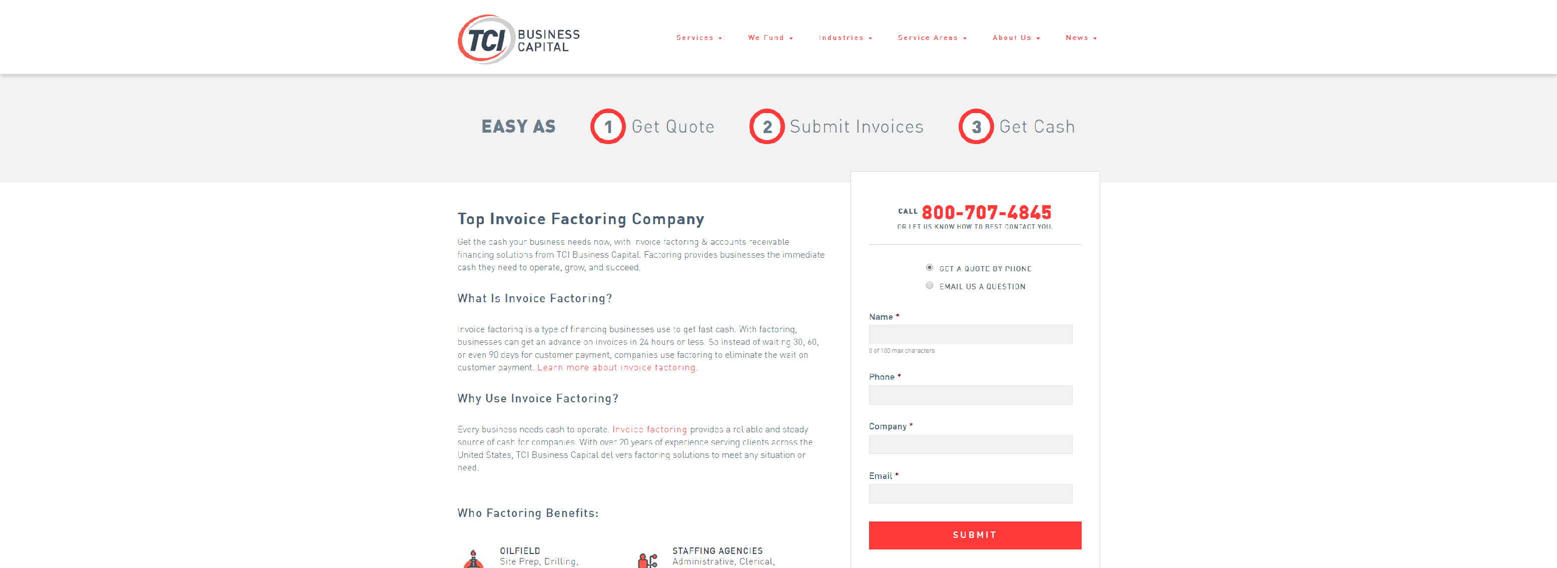 invoice factoring company