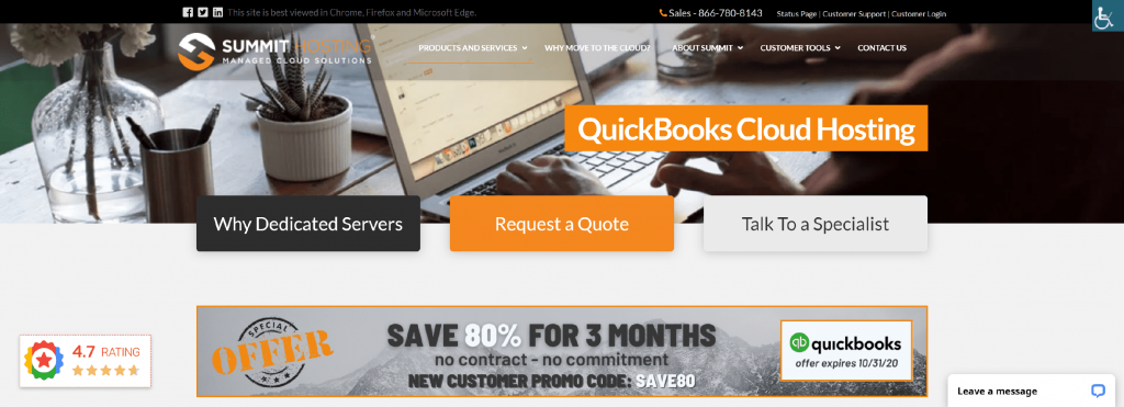 Top 12 Best QuickBooks Cloud Hosting Providers - 2022 | Cllax - Top of IT