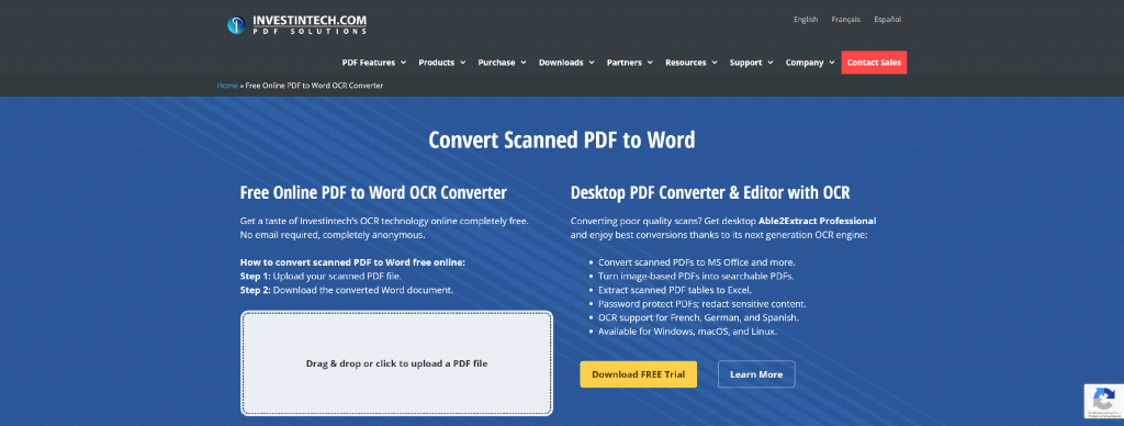 converting scanned pdf to word online free