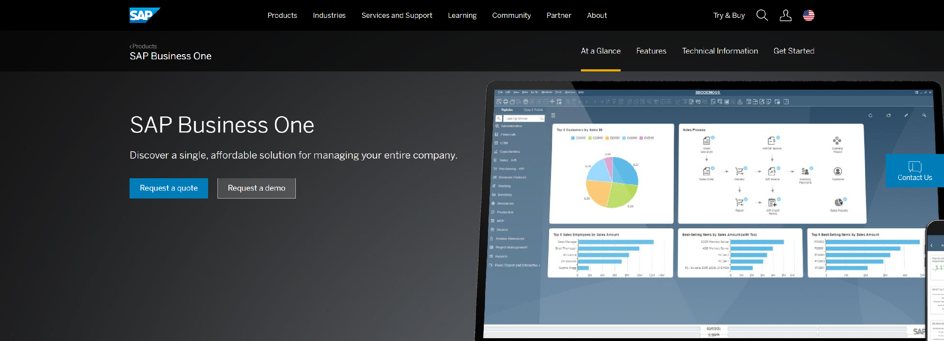 SAP Business One  ERP Software for Small Businesses